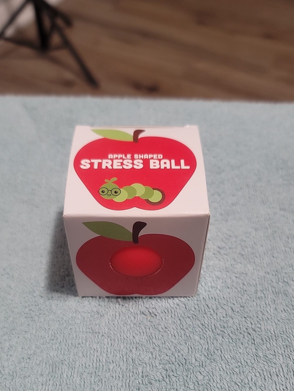 Apple Shaped Stress Ball - Red